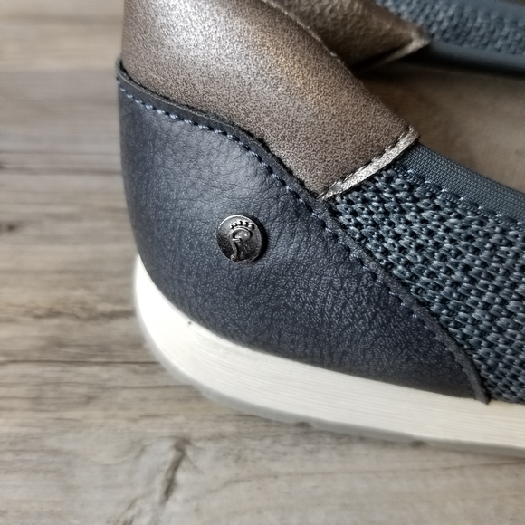 Footflexx Knit Mix Slide On Comfort Loafer - Picture 4 of 9